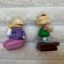 2001 Phil and Dil DeVille approx. 2" Weetos Cereal EUROPE PVC Action Figure Rugrats Used Please see photos Image 3
