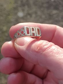9 Carat Gold Dad Ring