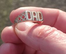 9 Carat Gold Dad Ring