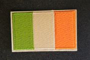 Irish tricolour/ flag, cloth patch.