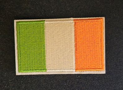 Irish tricolour/ flag, cloth patch.