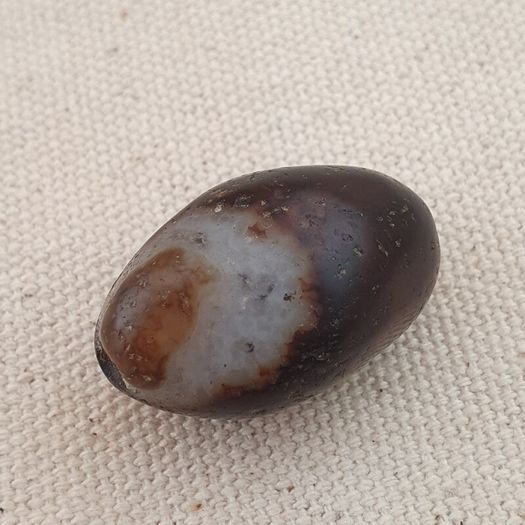 Antique Style Vintage Crystalize Eyes Suliemani Agate Bead Amulet