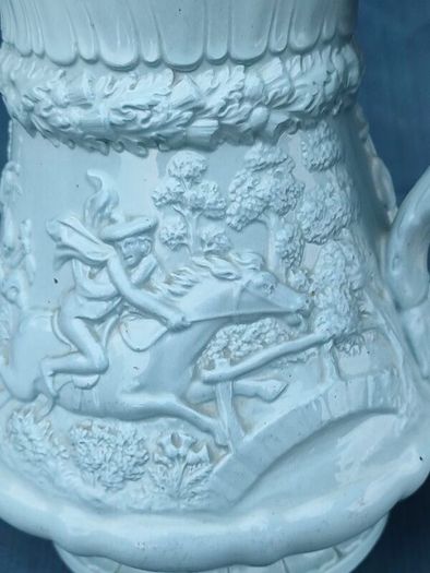 10" W.Ridgway Georgian Saltware Pitcher