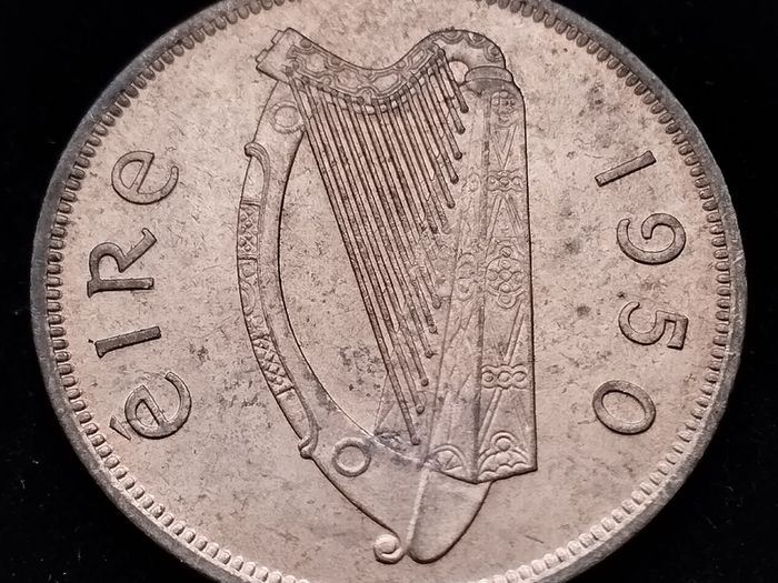 [#2658] - Ireland 1950 | Irish 1d | One Penny | KM.11 | UNC