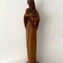 Vintage Mid-Century Modern Madonna & Child Statue Image 2