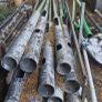 Galvanized steel pole posts fence tubular steel sign Image 9