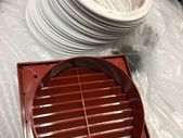 150 mm Terracotta Colour Exterior Grille  with Flexible Duct Kit