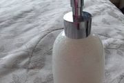 New York White Glitz Soap Dispenser