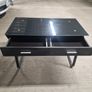 Black glass table Image 2