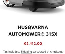 Used Husqvarna Automower 315X for Sale. Mower in excellent condition and has been serviced every year.