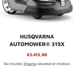 Used Husqvarna Automower 315X for Sale. Mower in excellent condition and has been serviced every year.