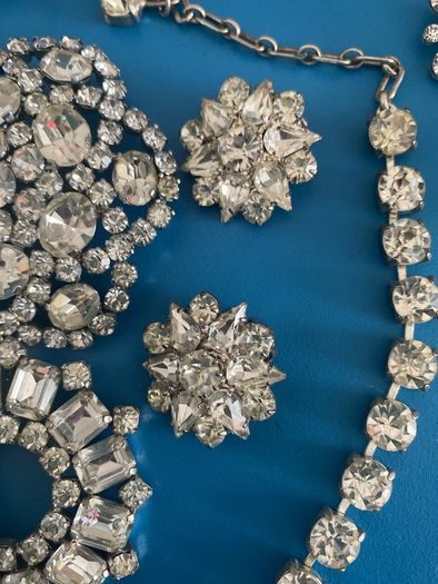 vintage Diamante Jewellery
