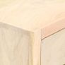 Bedside Cabinet Gold 40x30x50 cm Solid Mango Wood Image 4