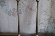 Mid-century brass candlesticks