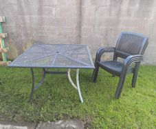 Garden table and chairs