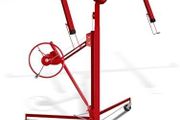 Folding Plate Lifter XXL for Plasterboard 140-350 cm Working Height Adjustable Max 290 cm Load Arm Width and 68 kg Load Capacity
