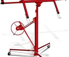Folding Plate Lifter XXL for Plasterboard 140-350 cm Working Height Adjustable Max 290 cm Load Arm Width and 68 kg Load Capacity