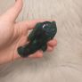 malachite fish carving Image 3