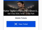 Katie Taylor Tickets