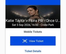 Katie Taylor Tickets