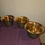 Set of 4 Cloisonne Brass Planters Image 4