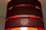 Burgundy Lampshade
