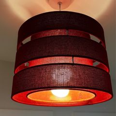 Burgundy Lampshade
