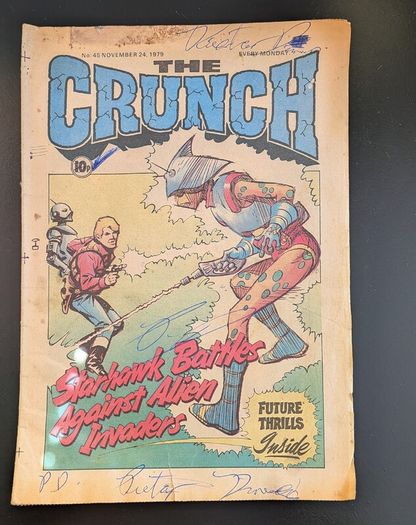 THE CRUNCH Comic No. 45 Nov 24 1979 Vintage DC Thomson British UK Weekly Starhawk