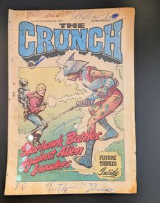 THE CRUNCH Comic No. 45 Nov 24 1979 Vintage DC Thomson British UK Weekly Starhawk