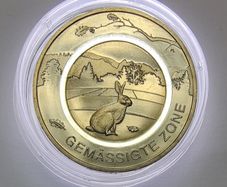 Germany 5 Euro Base Metals (Polymer Ring) Uncirculated Coin 2019 - Moderate Zone (F) - Earth's Climate Zones