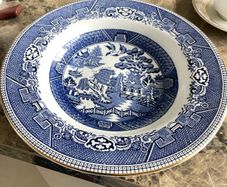 willow pattern arklow soup dish