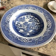 willow pattern arklow soup dish