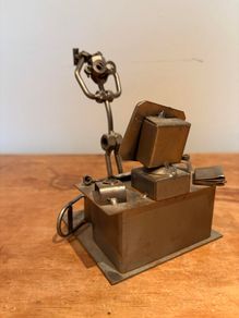 Stainless Steel Man Wrecking Computer