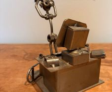 Stainless Steel Man Wrecking Computer