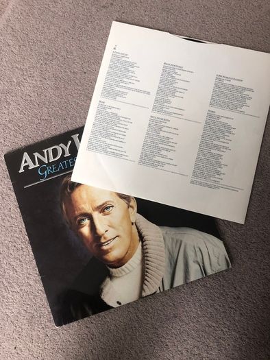 Andy Williams Vinyl Greatest Love Classics Irish Pressing