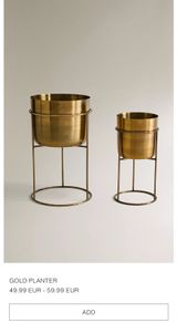 Zara home planter