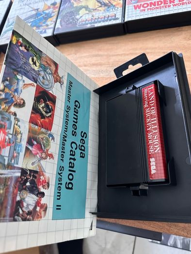 Sega Master System console and games Sonic