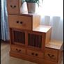 Unique wooden tiered storage / drawer unit / cabinet Image 6