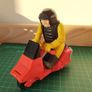 1984 Ghostbuster Monster Motorcycle Toy with Rider Image 3