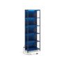 Bookcase with 6 levels and  LED lights with 25 colors, 6 brightness levels, 10 flashing modes, and 6 flashing speeds Image 2