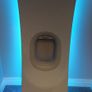 Upcycled Airbus A320 Window Interior panel Illuminated Aviation Wall Art Image 8