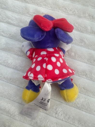 Disney Sleeping Minnie Mouse Mini Cuddleez approx. 6" Plush Used Please see photos