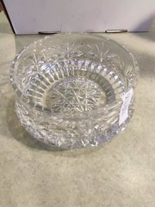 Irish Dublin Crystal 6 inch Bowl.  Heavy and thick cut. No. 66