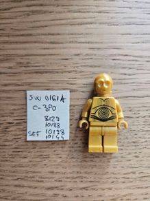 lego sw0161a C-3PO, set star wars 8129, 10188, 10198, 10144