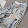 stunning floral on a grey background curtains Image 2
