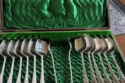 Antique Sterling Silver Spoon &amp; Sugar Thongs set