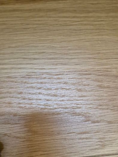 Cream and oak sideboard