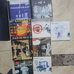 Radiohead 9 CD + Amnesiac Banner Lot