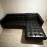 sofa - Landskrona 3 seater sofa with chaise lounge bomstad black with wood Image 6