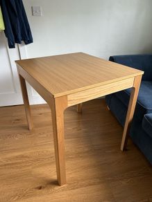 IKEA EKEDALEN compact extendable oak effect dining table